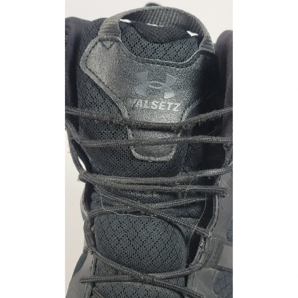 Under Armour Micro G Valsetz Tactical Boots Black Mens 10.5 3023743-001